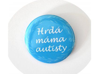 Black Mountain Hrdá máma autisty, placka I. – barva světle modrá – hlavní pohled