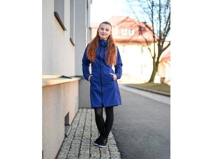 Black Mountain Softshellový kabát - základní - královsky modrý – hlavní pohled