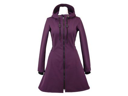 Black Mountain Softshellový kabát - půlkolový - ostružinový – hlavní pohled