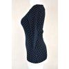 Black Mountain Tričko s 3/4 rukávem - tmavě modré se středními puntíky – fotografie 3