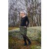 Black Mountain Softshellová áčková sukně - khaki – hlavní pohled