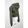 Black Mountain Krátká mikina na zip - khaki – fotografie 13