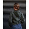 Black Mountain Krátká mikina na zip - khaki – fotografie 2