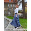 Black Mountain Maxi půlkolová sukně - oříšková – fotografie 7