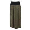 Black Mountain Maxi sukně - khaki s puntíky – hlavní pohled