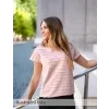 Tričko oversized - slézová
